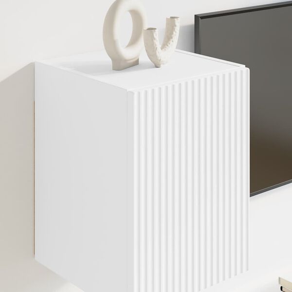 vidaXL TV v&aelig;gskab V&aelig;gmonteret Hvid 30 x 31 x 40 cm Konstrueret tr&aelig;