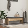 vidaXL Hallb&aelig;nk med pude Artisan Egetr&aelig; 103 x 38 x 40 cm