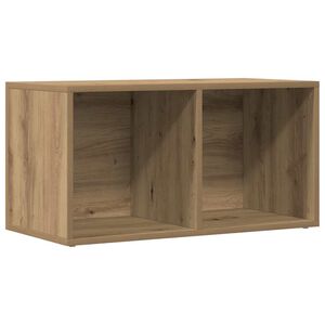 vidaXL LP opbevaringskasse 69,5x34x36 cm konstrueret tr&aelig; kunsteg
