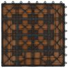vidaXL Terrasse Flise 11 pcs Teaktr&aelig; 30 x 30 cm WPC