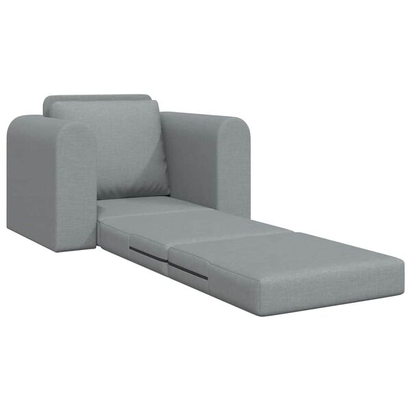 vidaXL Sovesofa Lysegr&aring; 98 x 71 x 83 cm Stof