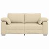 vidaXL Sofa 140cm Creme Stof