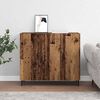 vidaXL Sideboard Gammelt tr&aelig; 90 x 34 x 80 cm Konstrueret tr&aelig;