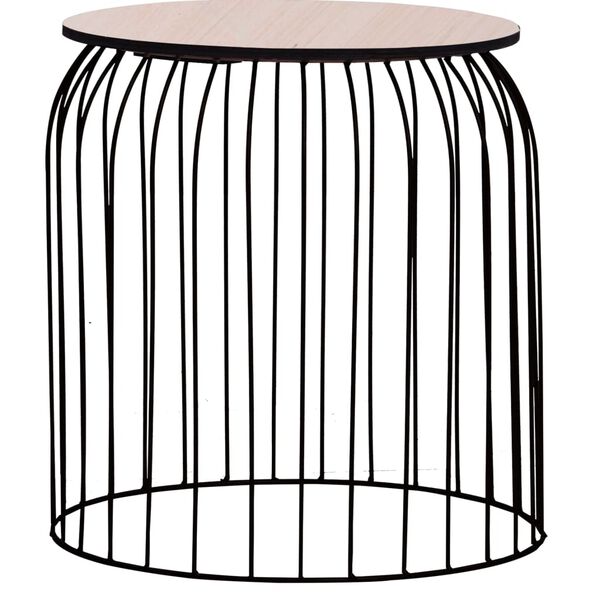 vidaXL sofabordssæt 3 dele sort