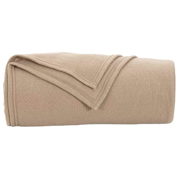 vidaXL Kastet&aelig;pper 24 pcs Camel 270 x 240 cm Fleece