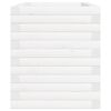 vidaXL plantekasse 70x40x46 cm massivt fyrretr&aelig; hvid