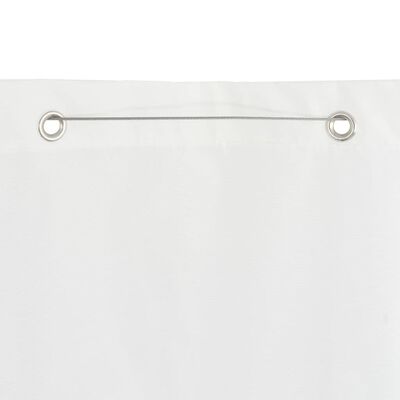 vidaXL altanafskærmning Oxfordstof 120x240 cm hvid
