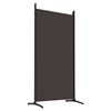 vidaXL 6-panels rumdeler 520x180 cm stof brun