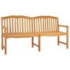 vidaXL H&aring;ndsk&aring;ret Rosenb&aelig;nk 180,5 x 60 x 96 cm Massiv Teaktr&aelig;