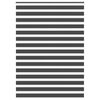 vidaXL zebragardin sort 155x230 cm stofbredde 150,9 cm polyester