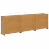 vidaXL Sideboards med skuffe 3 pcs Artisan Egetr&aelig; 70 x 35,5 x 67,5 cm