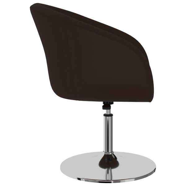 vidaXL spisebordsstole 2 stk. kunstl&aelig;der brun