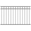 vidaXL Element til hegn Assen Gr&aring; 170 x 100 cm St&aring;l