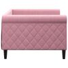 vidaXL daybed 90x200 cm velour pink