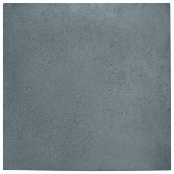 vidaXL Faux Kanin Pels T&aelig;ppe Olite Antracit 240 x 240 cm Polyester