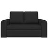 vidaXL Sovesofa 60cm Sort Stof