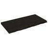vidaXL v&aelig;ghylde 120x60x(2-6) cm behandlet massivt egetr&aelig; m&oslash;rkebrun