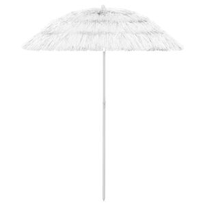 vidaXL Hawaii-strandparasol 180 cm hvid