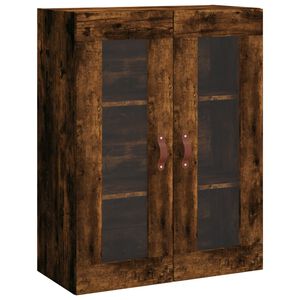 vidaXL v&aelig;gh&aelig;ngt skab 69,5x34x90 cm konstrueret tr&aelig; r&oslash;get sonoma-eg