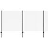 vidaXL K&aelig;de-link hegn med post 10 x 1,2 m (B x H) PVC-belagt st&aring;l Gr&aring;