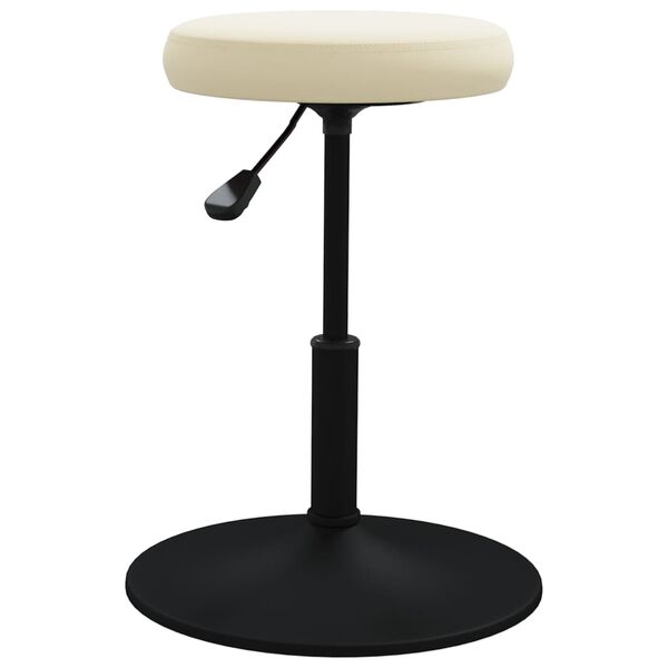 vidaXL spisebordsstole 4 stk. velour cremefarvet