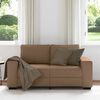 vidaXL 2-personers sofa 160x77x82 cm stof brun