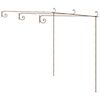 vidaXL pergola 3x3x2,5 m jern antikbrun