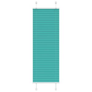 vidaXL Pliss&eacute;gardin Benzin Gr&oslash;n 40x100 cm Stofbredde 39,4 cm Polyester