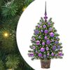 vidaXL Kunstigt juletr&aelig; med 150 LED'er med stativ Gr&oslash;n 75 cm PE og PVC