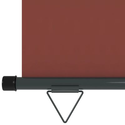 vidaXL sidemarkise til altan 122x250 cm brun