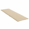 vidaXL hynde til liggestol 200x70x3 oxfordstof beige