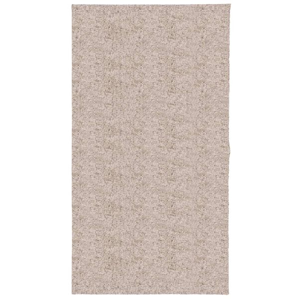 vidaXL shaggy gulvt&aelig;ppe PAMPLONA 80x150 cm h&oslash;j luv beige