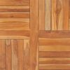 vidaXL bordplade 90x90x2,5 cm firkantet massivt teaktr&aelig;