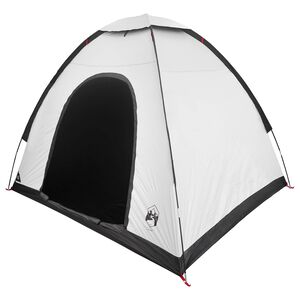 vidaXL Camping telt 2-personers Hvid Blackout Acier P/Taffeta