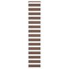 vidaXL zebragardin brun 45x200 cm stofbredde 40,9 cm polyester