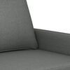 vidaXL 2-personers sofa 140 cm stof m&oslash;rkegr&aring;