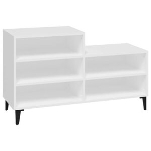 vidaXL skoreol 102x36x60 cm konstrueret tr&aelig; hvid
