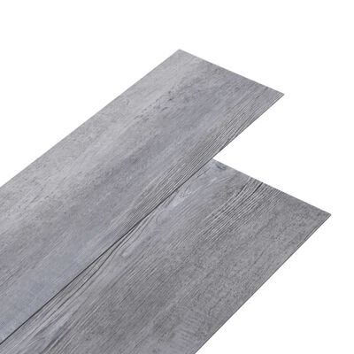 vidaXL selvhæftende PVC-gulvplanker 5,21 m² 2 mm mat trægrå