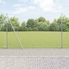 vidaXL Hegnsp&aelig;l S&oslash;lv 50 x 1,5 m (25 x 25 mm net) St&aring;l