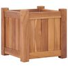 vidaXL h&aelig;vet plantekasse 30x30x30 cm massivt teaktr&aelig;