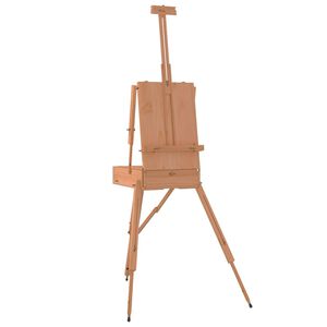vidaXL staffeli 81x121x173 cm massivt b&oslash;getr&aelig;