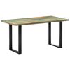 vidaXL spisebord 160x80x75 cm massivt genanvendt tr&aelig;