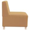 vidaXL Modulsofa enhed uden arme 3 pcs Beige 55 x 74 x 82 cm