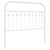 vidaXL udskiftningsgavl 107 cm metal hvid