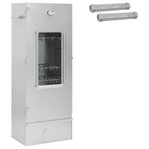 vidaXL Ryggerovn 3 stk. 44,5 x 29 x 110 cm Galvaniseret st&aring;l S&oslash;lv
