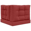 vidaXL Udend&oslash;rs Sofa Pude 3 pcs Vinr&oslash;d Polyester