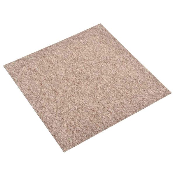 vidaXL T&aelig;ppe 20 pcs Beige 50 x 50 cm 100% Polypropylen