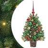 vidaXL Kunstigt juletr&aelig; med 150 LED'er med stativ Gr&oslash;n 75 cm PE og PVC