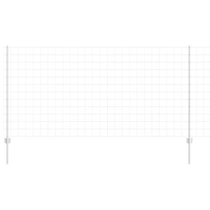 vidaXL Hegn med post S&oslash;lv