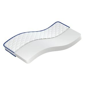 vidaXL madras 100x200x17 cm bl&oslash;d memoryskum hvid